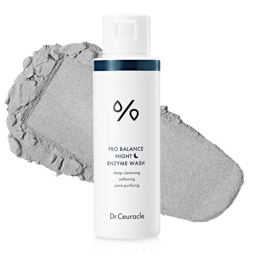 Dr.Ceuracle Pro Balance Enzyme Powder Face Wash - Korean Natural Cleanser for Deep Pore Cleansing & pH Balance (Night Wash)