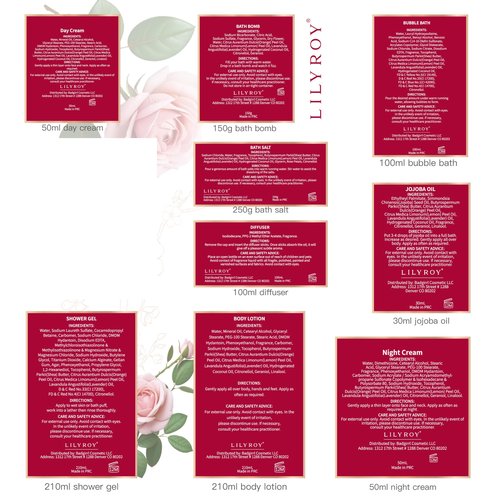 Valentines Day Gifts for Women - 19-Piece Luxury Rose & Cherry Blossom Spa Gift Basket Set Bath and Body Gift Sets Care Kit with Necklace | Christmas Gifts, Mothers Day Gifts Baskets for Mom, Wife