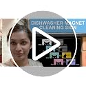 Pink Cat Dishwasher Magnet - Reversible Black Cat Clean Dirty Sign, Kitchen Refrigerator Reminder