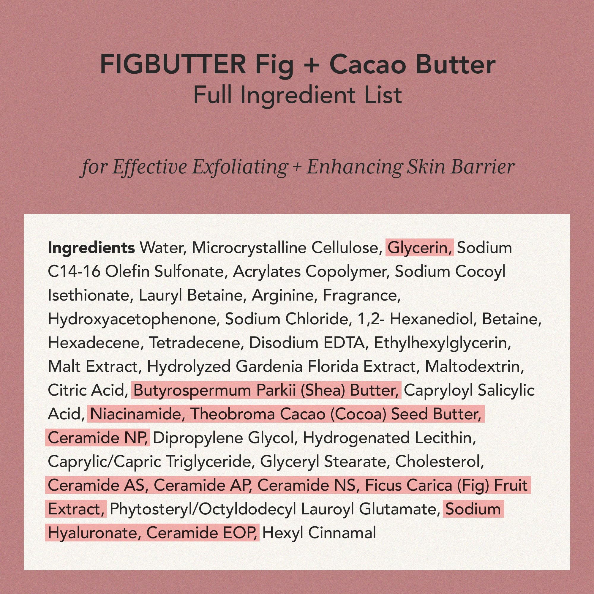 WHIPPED VEGAN SCRUB FIGBUTTER 210g (7.40 oz) – Made with Fig & Cacao Butter | Soft as Gelato Texture, Enriched with Ceramide, Shea Butter & Niacinamide | 10x Finer than Sugar Scrubs | for Face & Body