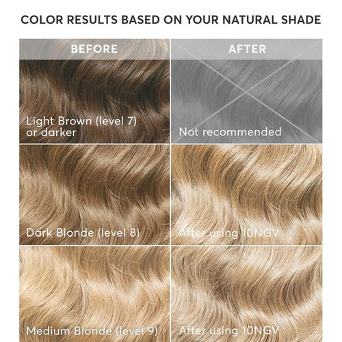 Madison Reed Radiant Hair Color Kit - 10NGV Light Golden Blonde | Dimensional Gray Blending, PPD-Free & Ammonia-Free
