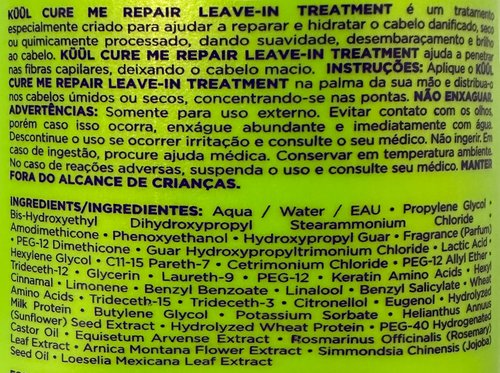 Kuul Cure Me Repair Leave-In Treatment 33.8 OZ - TRATAMIENTO NUTRICIÓN PROLONGADA - 1 LITRO / 1000 ML
