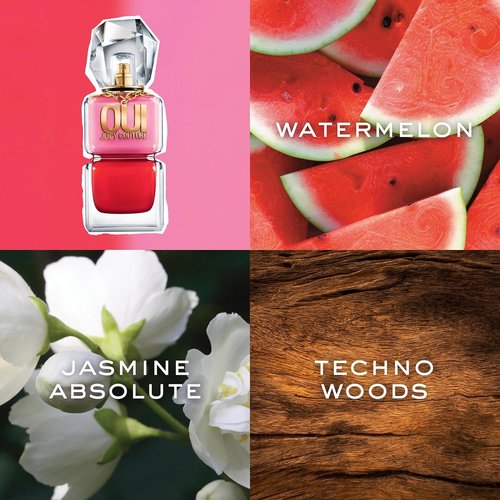 Juicy Couture Oui Eau De Parfum - Fruity Floral Women's Perfume with Watermelon & Jasmine Notes