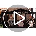 Large Halloween Decor with Purple LED Lights - Pick Your Poison Rustic Sign