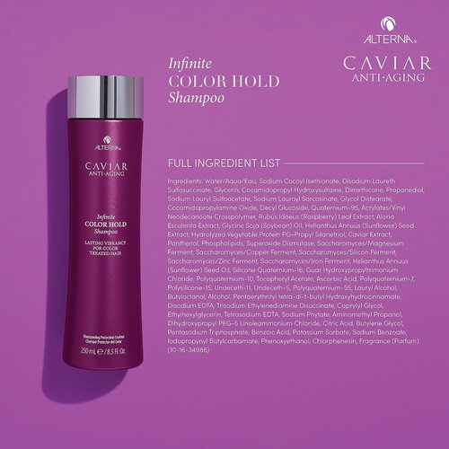 CAVIAR Anti-Aging Infinite Color Hold Shampoo - Sulfate-Free Formula for Color Treated Hair