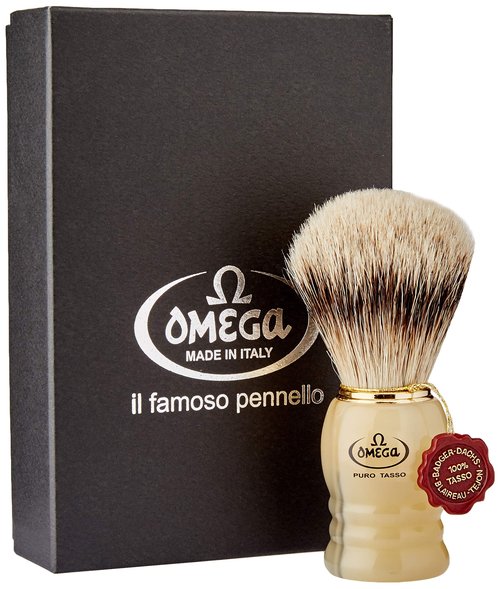 Omega 620 - 100% Silvertip Badger Shaving Brush