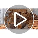 6 Pcs Tree Stump Party Decorations Wooden Grain Boxes for Fall Halloween Christmas