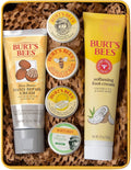 Burt's Bees Classics Gift Set - 6 Essential Products in Giftable Tin | Cuticle Cream, Hand Salve & More