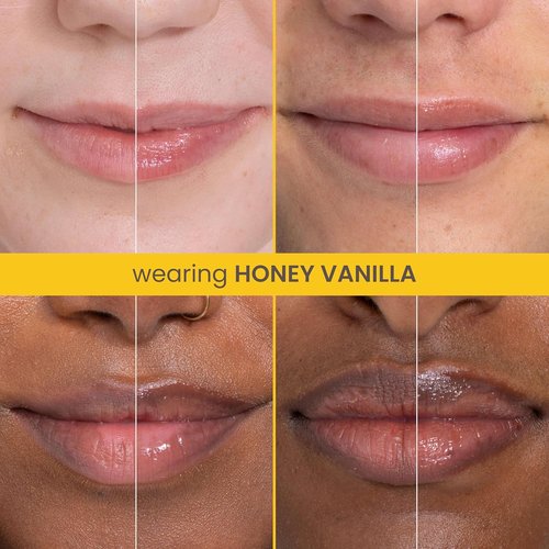 Burt's Bees Hydrating Lip Balm - Honey Vanilla for Dry, Cracked Lips | 100% Natural, 0.35oz