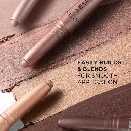L'Oreal Paris Le Shadow Stick Eyeshadow - Blendable & Smudge-Resistant Cream in Twinkly Rose, 0.05 Oz