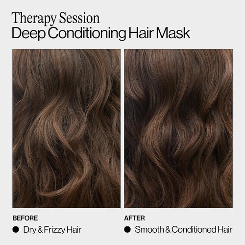 Eva NYC Therapy Session Deep Conditioning Hair Mask - Vegan Protein & Jojoba Oil for Hydration & Repair - 13.5 fl oz