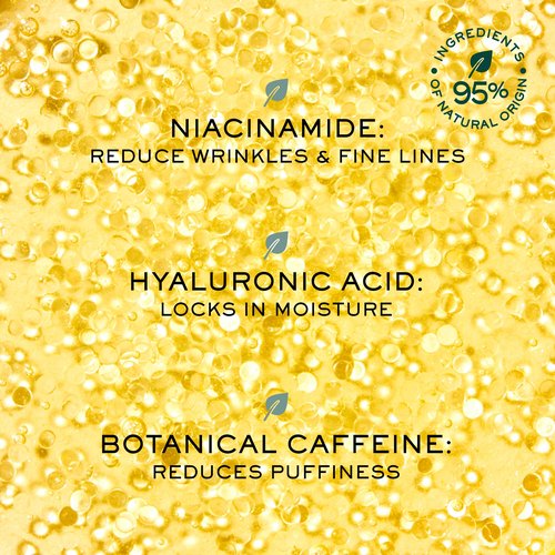 NUXE Super Serum Eye with Hyaluronic Acid and Botanical Caffeine, Anti-Aging Eye Serum, 0.5 fl oz