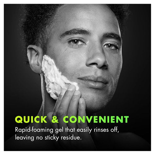 GilletteLabs Rapid Foaming Shave Gel for Men - 7oz | Pack of 2 for Effortless Shaving