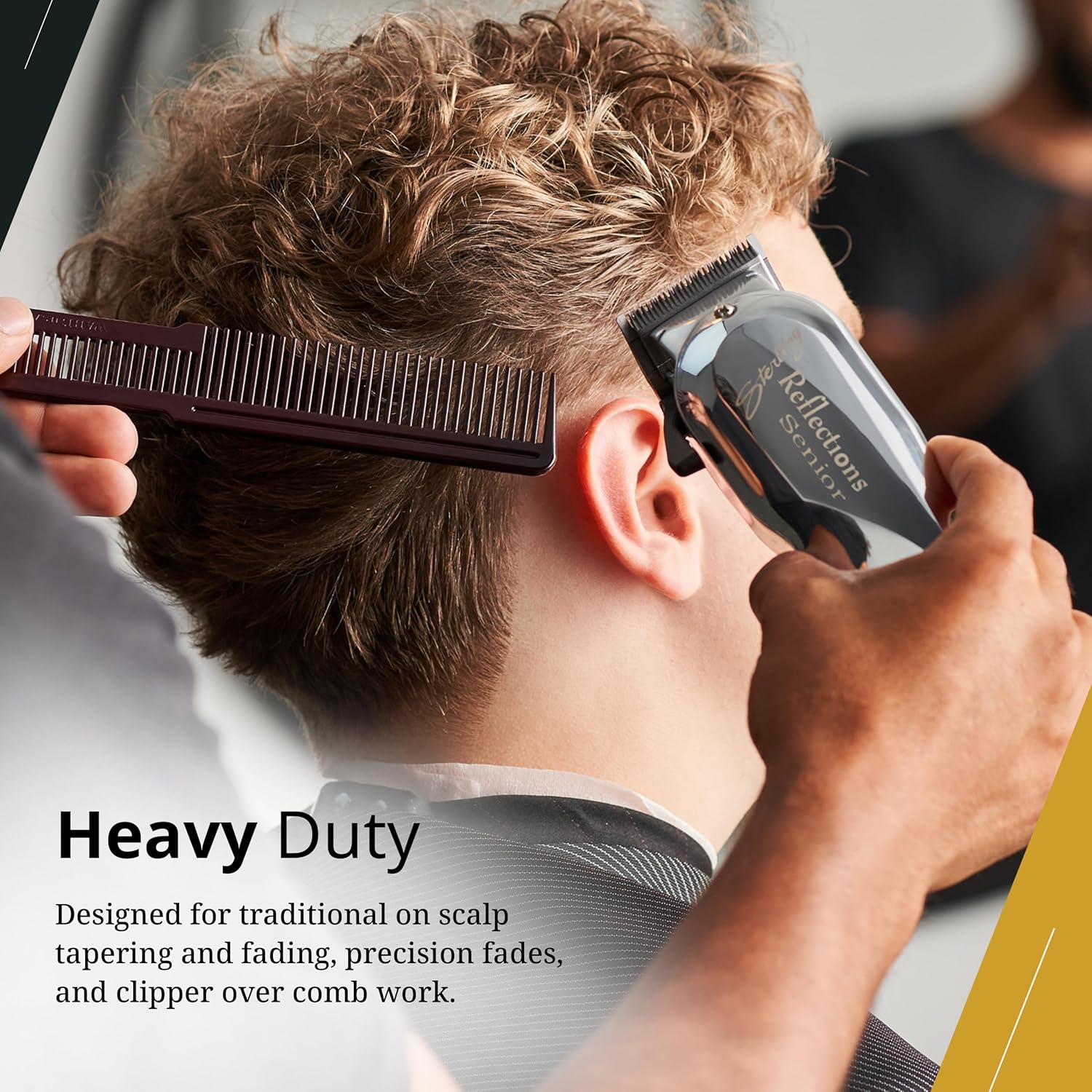 Wahl Professional Hair Clipper - V9000 Motor Corded Tool with Adjustable Taper Lever & Metal Housing