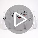 8FT Halloween Inflatable Ghost Yard Decoration with LED Lights - Waterproof & Stable Setup