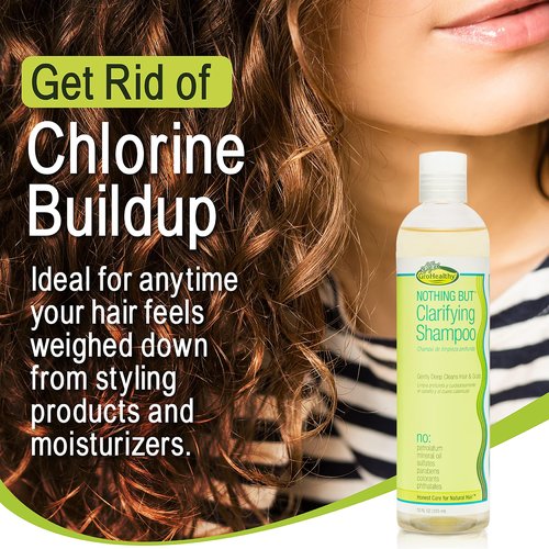NOTHING BUT Clarifying Shampoo Sulfate-Free Detox for Natural Hair - Hair Shampoo - Removes Buildup - 12oz - Pack of 4