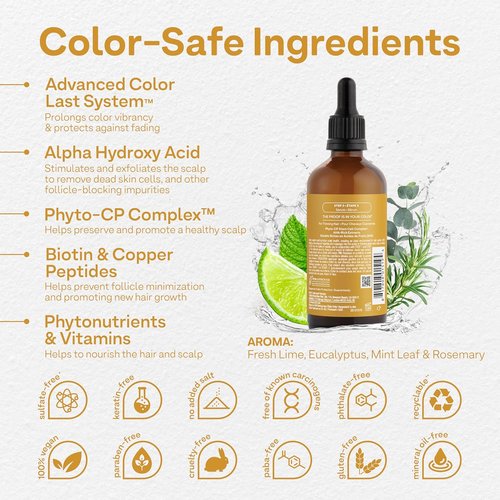 Colorproof Biorepair Scalp & Follicle Care Serum - Thicker, Fuller Hair | 3.4 Fl. Oz. with Fresh Lime & Eucalyptus Scent
