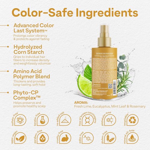 Colorproof Biorepair Blow Dry Spray - Volumizing Hair Prep for Fine, Thinning Hair | 6.7 Fl. Oz.