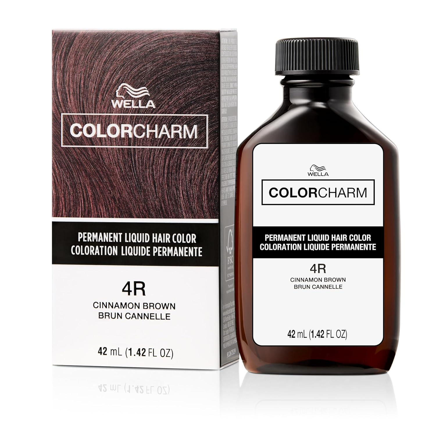 WELLA Color Charm Permanent Liquid Hair Color - Rich Brown for Effective Gray Coverage