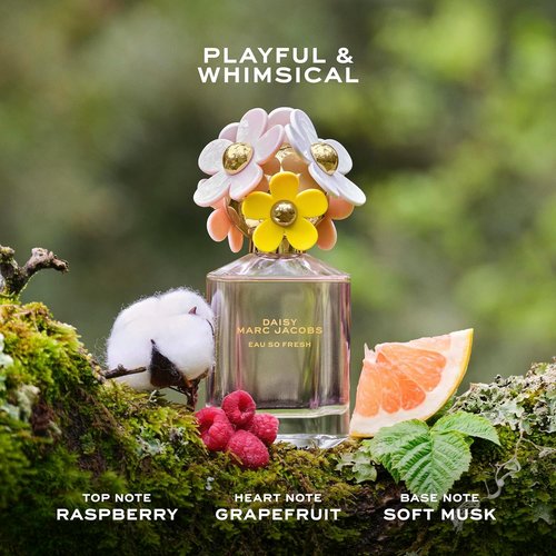 Marc Jacobs Daisy Eau So Fresh Eau de Toilette - Fresh Floral Women's Perfume with Raspberry & Wild Rose Notes