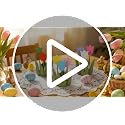 Spring Tulip Table Centerpiece Decor Set - Wooden Rustic Farmhouse Style