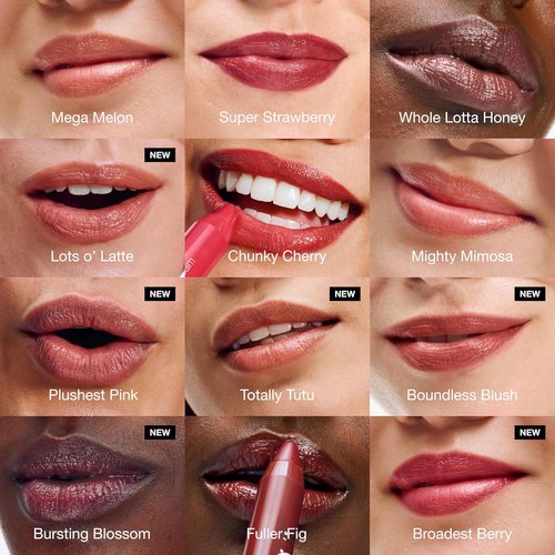 Clinique Chubby Stick Tinted Lip Colour Balm - Moisturizing Shea Butter Formula | Natural-Looking Tint
