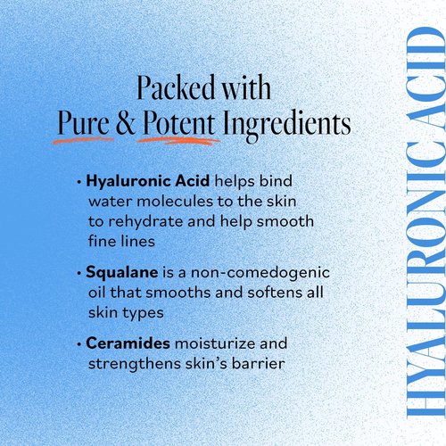 Derma E Ultra Hydrating Antioxidant Day Cream – Face Moisturizer with Hyaluronic Acid, Squalane, and Ceramides to Smooth and Nourish, Hydrating Face Moisturizer for Sensitive Skin, 2 Fl Oz