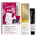 AGE Beautiful Permanent Hair Color Dye - 100% Gray Coverage | Anti-Aging Formula with Biotin for Thicker, Healthier Hair