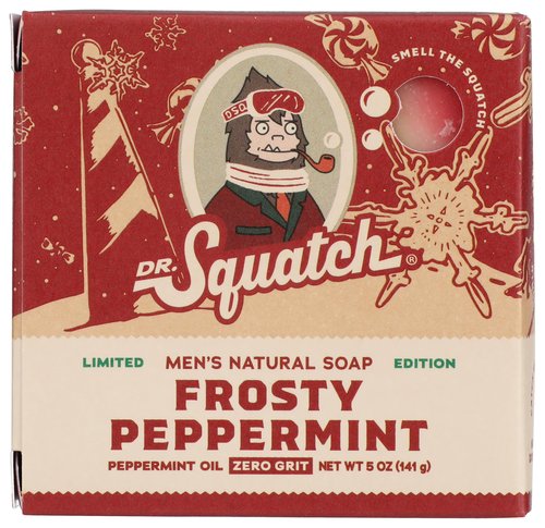 Dr. Squatch Limited Edition Bars (Frosty Peppermint), 5 ounces