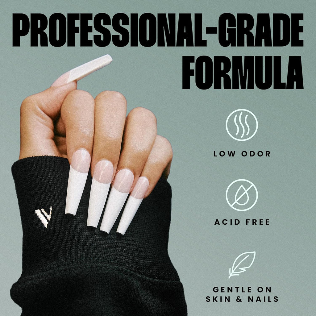 V Beauty Pure Super Bond Nail Primer - Long-Lasting, Low-Odor Formula for Gel & Acrylic Nails | 15 ml