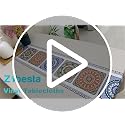 Vinyl Rectangular Tablecloth 55x70 Inch for Outdoor & Indoor Use - Beige