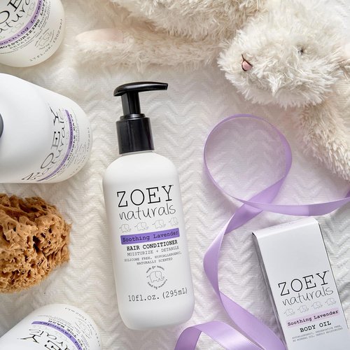 Absolutely Natural Zoey Naturals - Tear-Free Lavender Hair Conditioner for Kids | Hypoallergenic & Paraben-Free