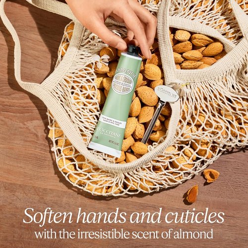 L’Occitane Almond Hand Cream - Hydrating & Nourishing Formula for Soft, Moisturized Skin | Fast-Absorbing, Vegan