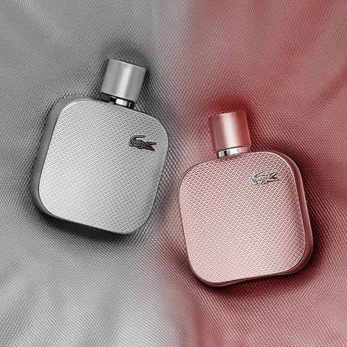 Lacoste L.12.12 Silver Rose Eau de Parfum - 3.3 Fl Oz | Elegant Floral Fragrance for Women