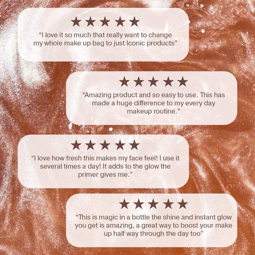 ICONIC LONDON Prep-Set-Glow | Hydrating + Setting + Glowing Spray, 3-in-1 Formula for a Dewy, Radiant Finish, Cruelty-Free, Vegan Makeup, 4.22 Fl oz