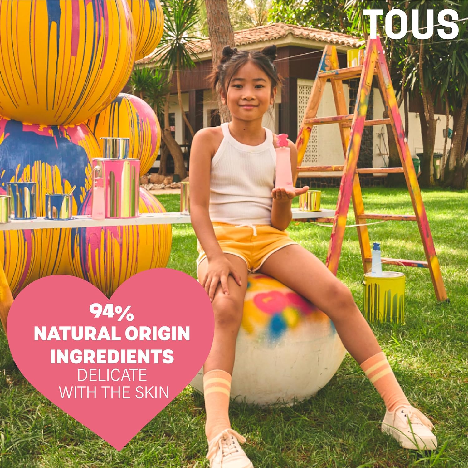 TOUS Eau de Toilette for Kids - Gentle Formula for Sensitive Skin | Perfect for Daily Use, 3.4 Fl Oz