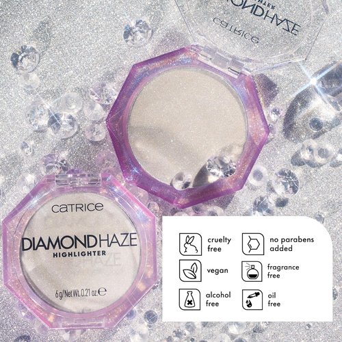 Catrice Diamond Haze Highlighter - 3D Shimmer Effect for Face & Body | Silky, Buildable Glow | Vegan & Cruelty-Free