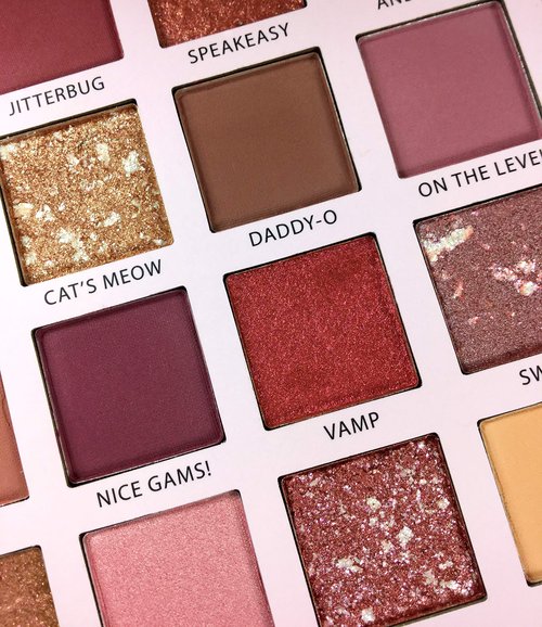 RUDE Roaring 20’s Eyeshadow Palette | Bold, Velvety Matte & Shimmer Shades for Vintage Glam Looks | Blendable, High-Pigment, Vegan & Cruelty-Free Makeup Palette [Carefree]