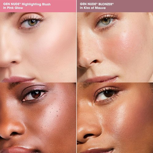 bareMinerals Gen Nude Blonzer - Talc-Free Blush & Bronzer Hybrid Compact | Buildable Luminous Finish, Rosy-Bronze Shades