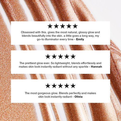 ICONIC LONDON Illuminator | Liquid Highlighting Drops for a Radiant Glow, Cruelty-Free, Vegan Makeup, Original (Champagne Shimmer) 0.45 Fl oz