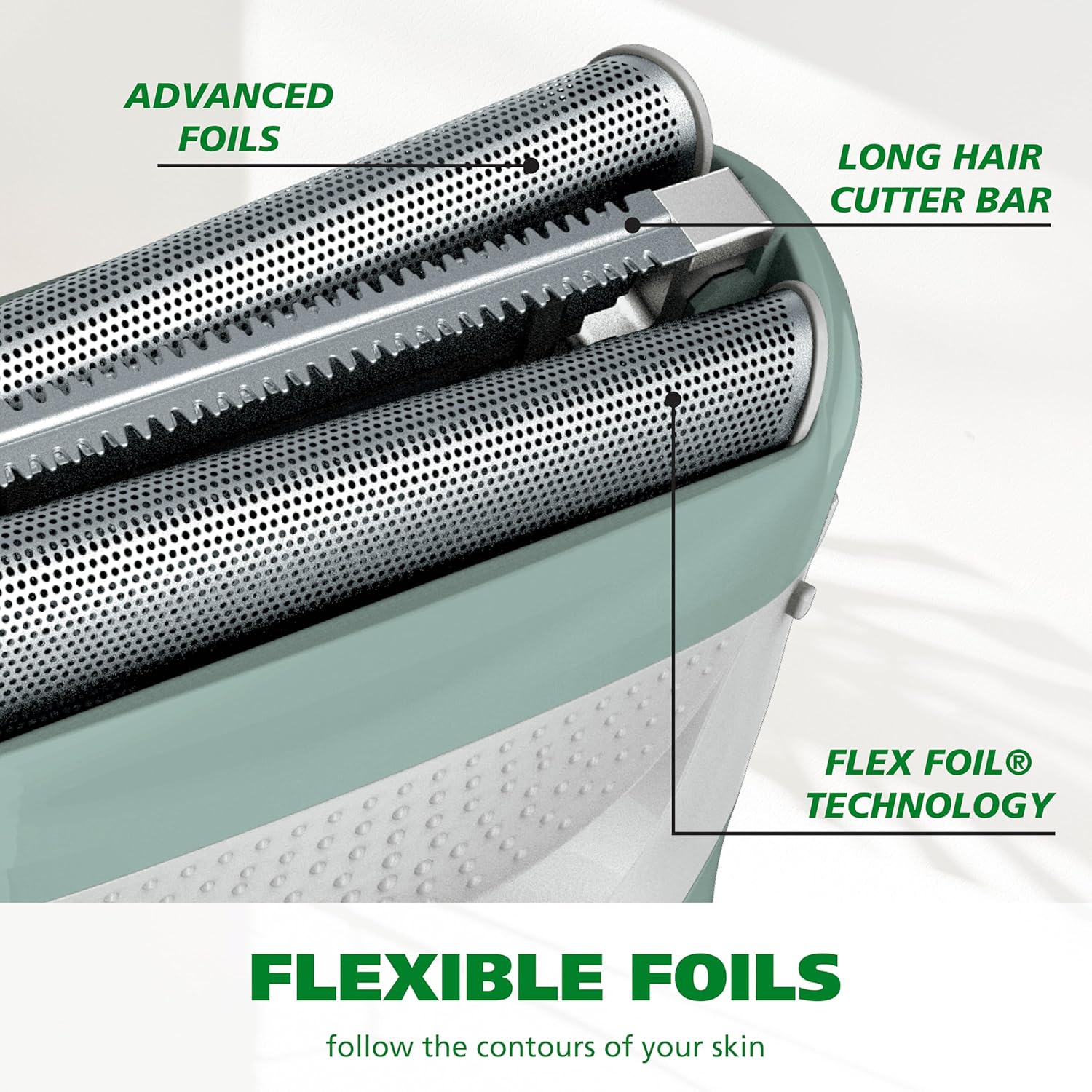 Wahl Be Radiant Electric Shaver for Women - Smooth Shave with Dual Foil Head & Long Hair Trimmer - Cordless Model 3028462