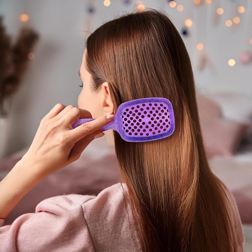FHI Heat UNbrush Mini Detangler Brush - Pain-Free Brushing for All Hair Types | Lightweight, Anti-Static Bristles