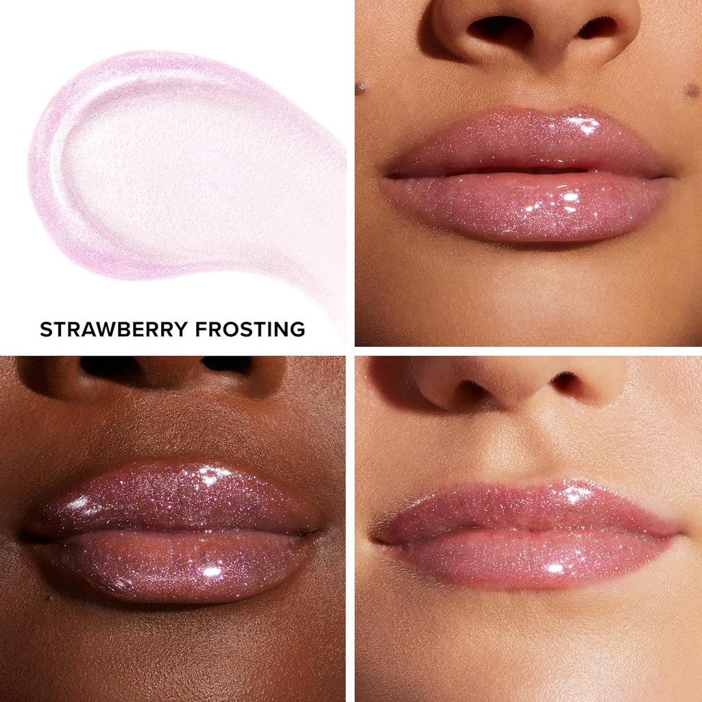 Too Faced Kissing Jelly Lip Oil Gloss - Hydrating Lip Oil & Gloss Hybrid for Moisture & Shine