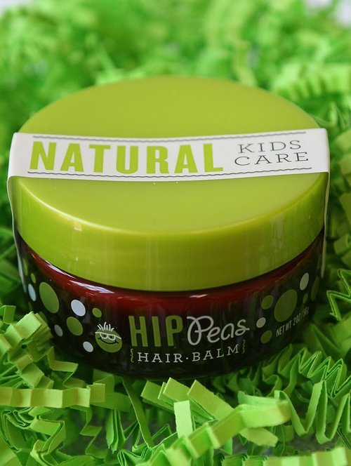 Hip Peas Natural Hair Styling Balm - Light Hold Pomade in 2 oz Jar for Effortless Styling