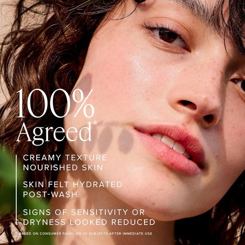 Farmacy Gentle Creamy Face Cleanser - Hydrating Formula with Aloe & Moringa Oil for Makeup Removal | 50ml