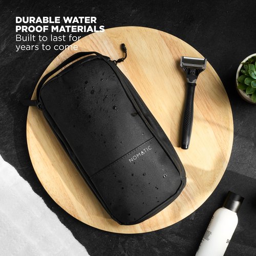 NOMATIC Toiletry Bag for Travel - Great for Travel Size Toiletries - Travel Essentials Wash Bag - Makeup Bag, (Olive), Large V2