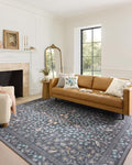 Loloi Rifle Paper Co. Accent Rug - Maison Collection Nightingale Black, 2'3" x 3'9", .19" Pile Height