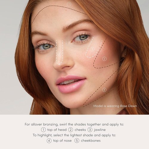 Jane Iredale PureBronze Shimmer Bronzer Refill - Multiuse Lightweight Powder with 4 Shades for a Luminous Finish
