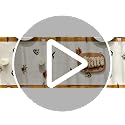 Halloween Table Runner 13x60 Inch Beige Polyester Home Party Decor - Artoid Mode