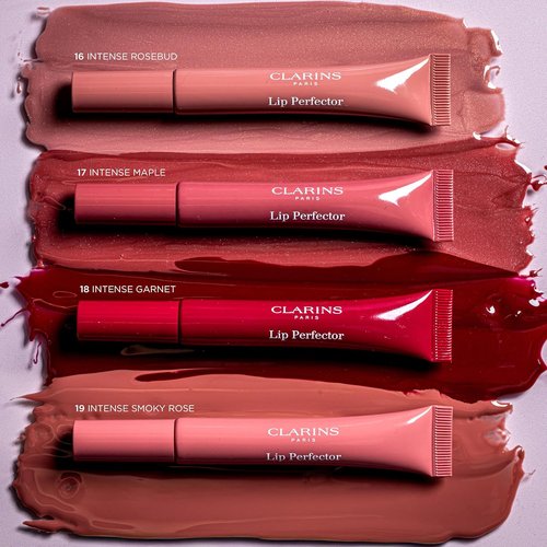 Clarins Lip Perfector - Peptide Plumping Hydrating Lip Gloss | Instant Shine & Sheer Shimmer | 0.35 Ounces